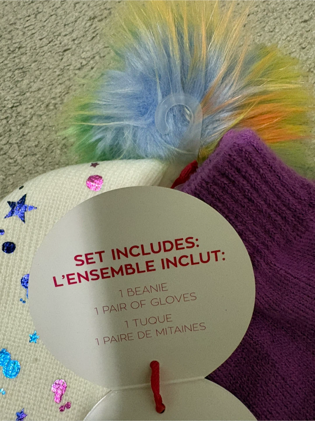 Girls Justice Winter Beanie and Glove Set - photo 2