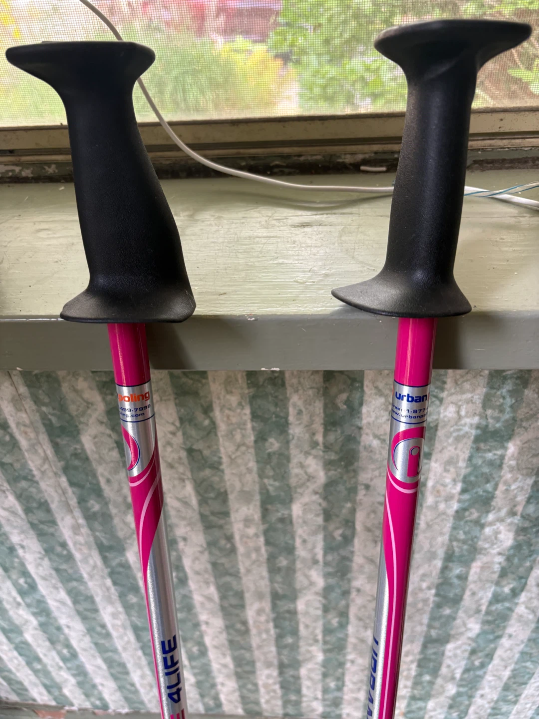 Urban Poling 4Life Walking Poles - Pink - photo 3