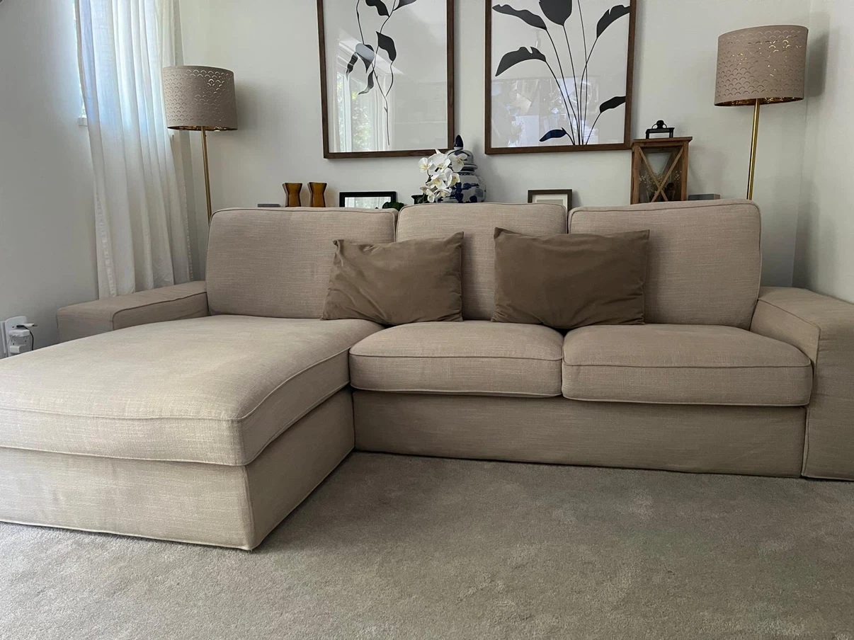 IKEA Kivik Sectional Sofa with Chaise - photo 2