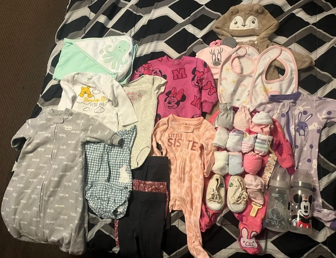 Baby Girl Clothing Bundle 0-3 Months