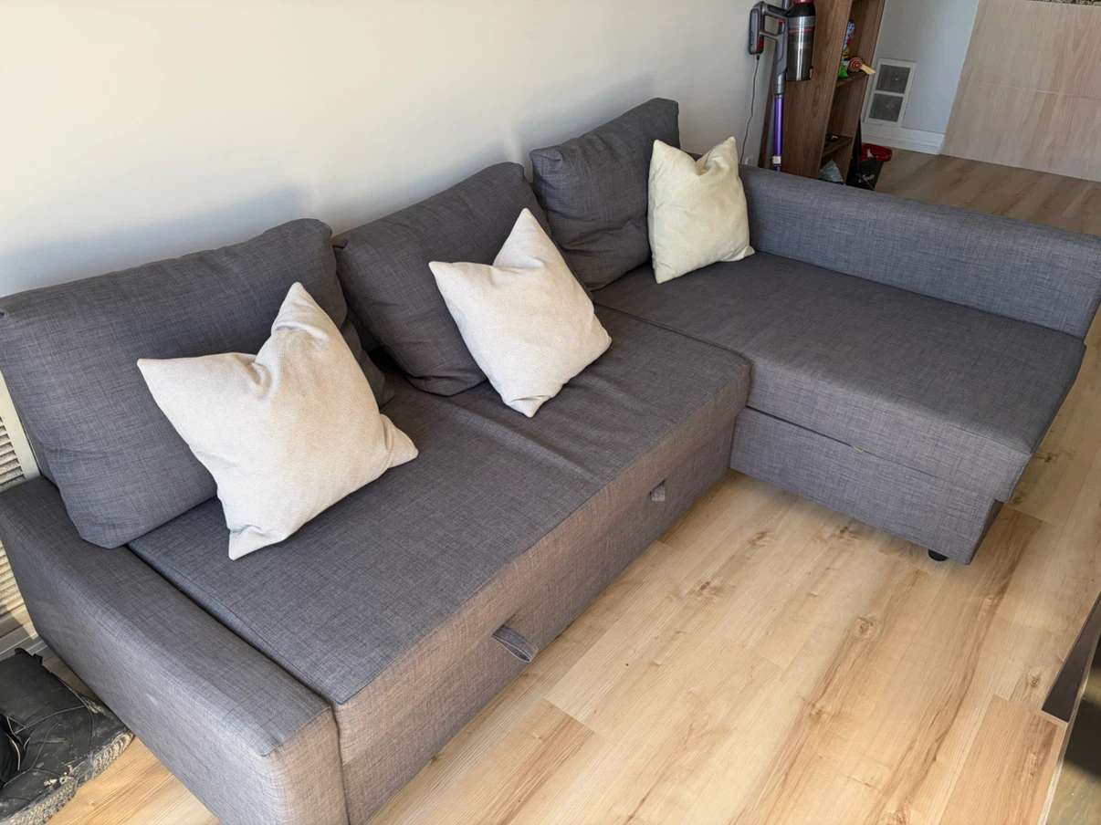 IKEA FRIHETEN sofa-bed with storage