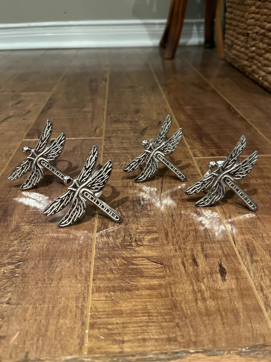Set of 4 Dragonfly Napkin Rings