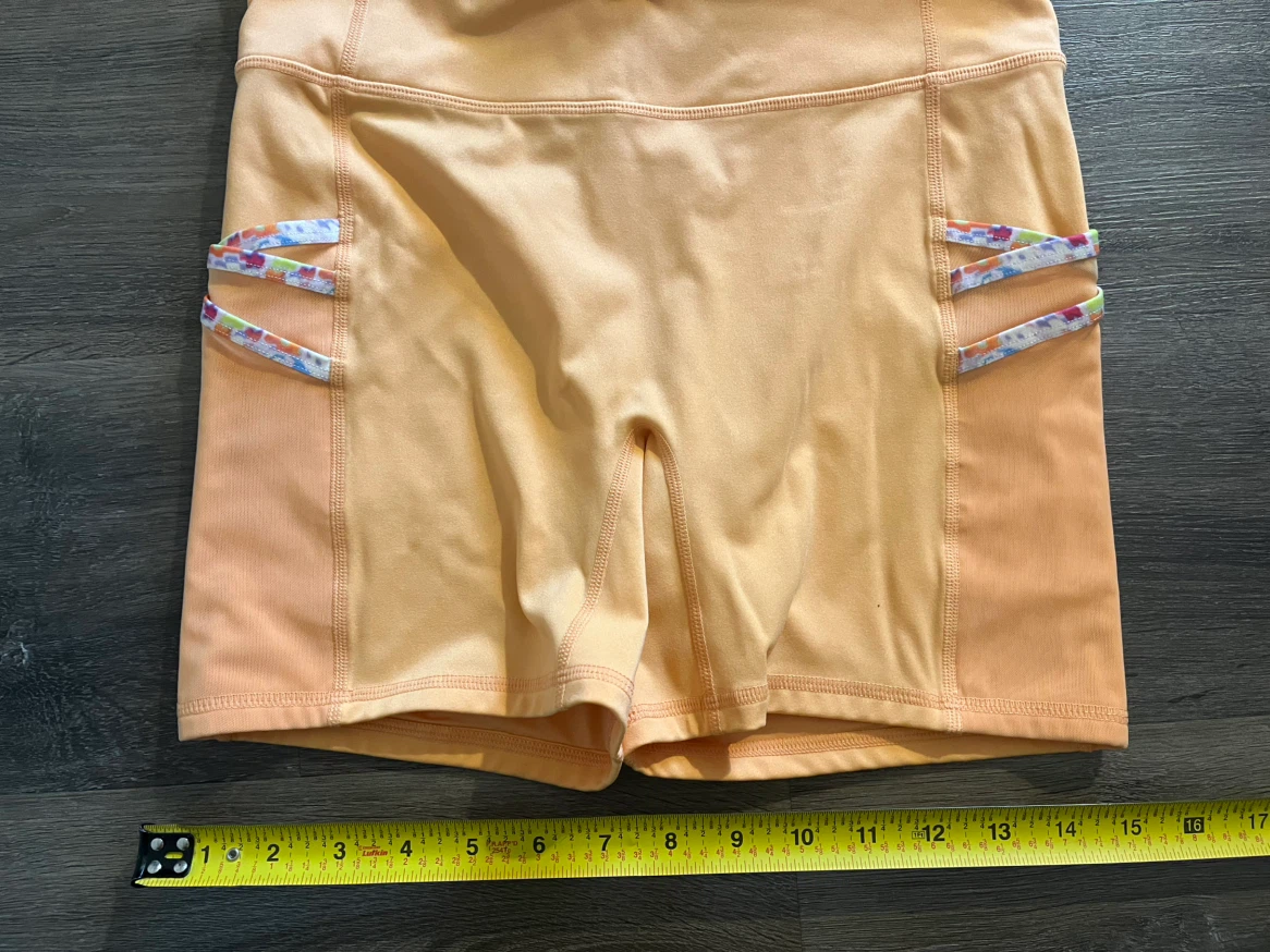Fabletics Motion365 Orange Athletic Shorts - photo 5