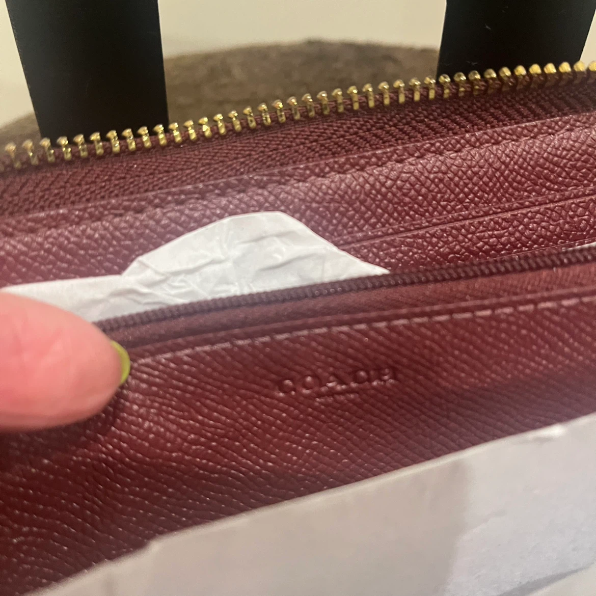 Coach Crossgrain Leather Accordion Zip Wallet - photo 3