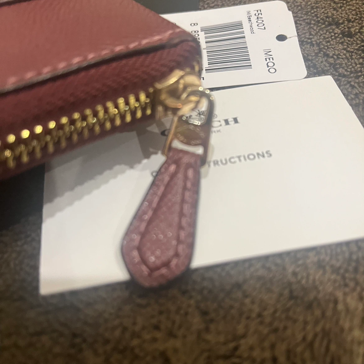 Coach Crossgrain Leather Accordion Zip Wallet - photo 4