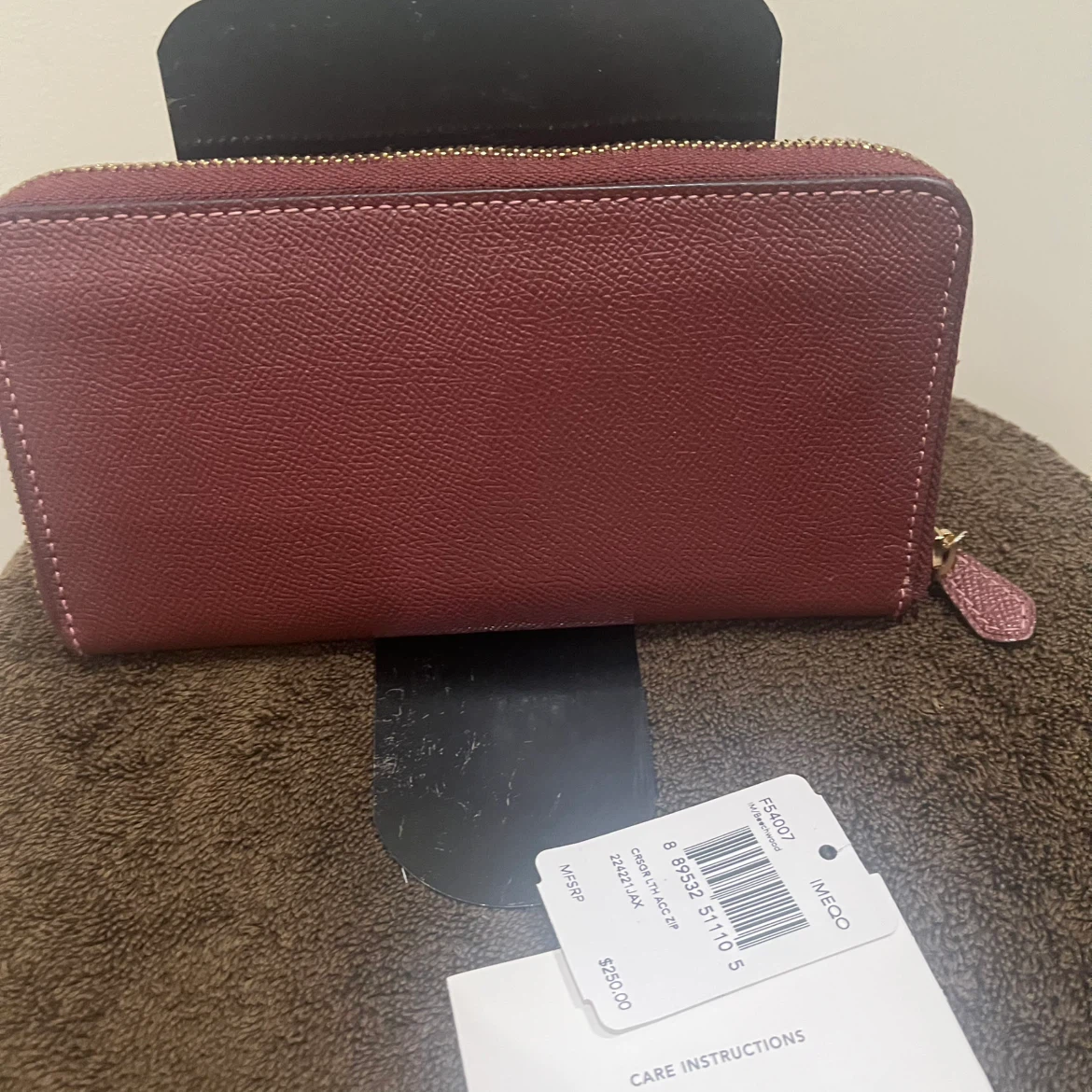 Coach Crossgrain Leather Accordion Zip Wallet - photo 5