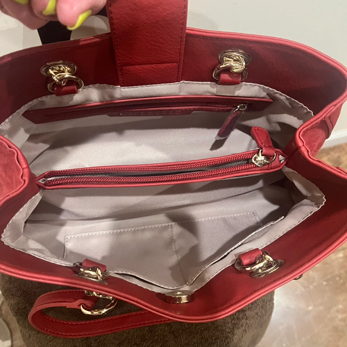 Lauren Conrad Red Handbag - photo 5