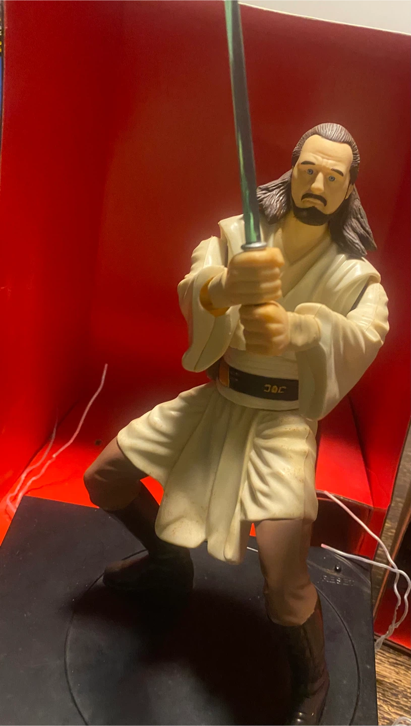Star Wars Episode I Qui-Gon Jinn Interactive Talking Bank - photo 2