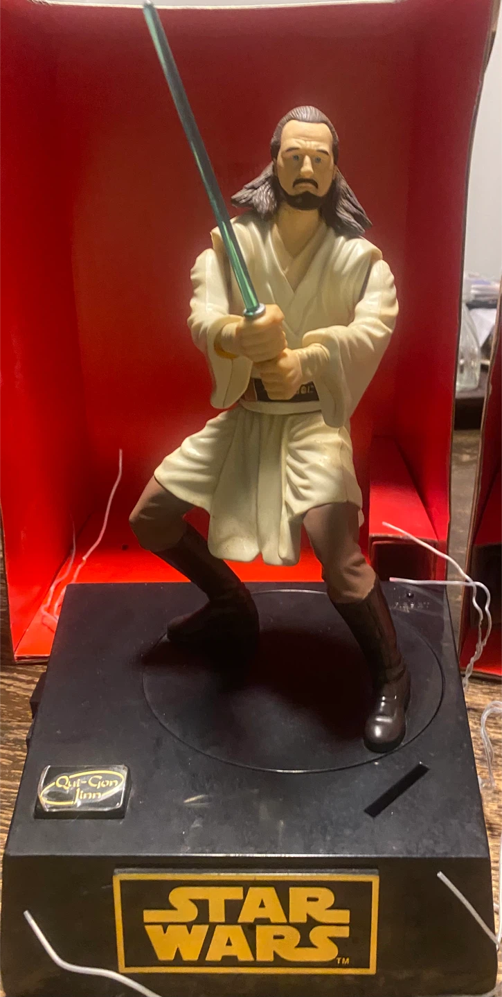 Star Wars Episode I Qui-Gon Jinn Interactive Talking Bank - photo 3