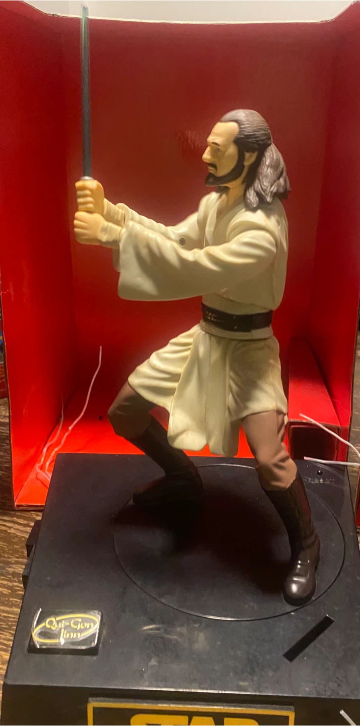 Star Wars Episode I Qui-Gon Jinn Interactive Talking Bank - photo 5