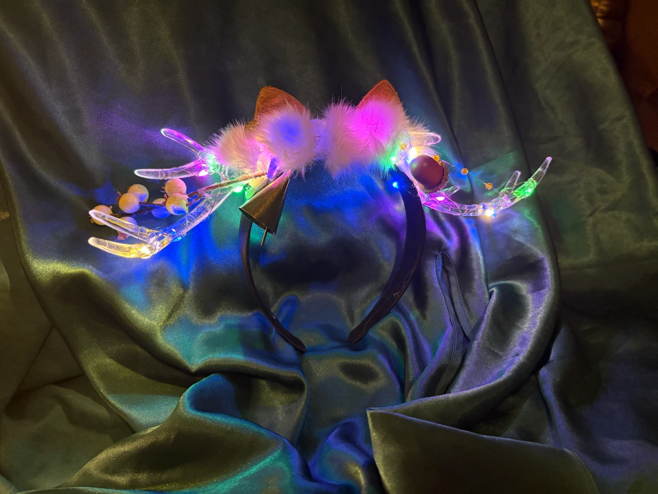 Light-up Reindeer Antler Headbands - photo 5