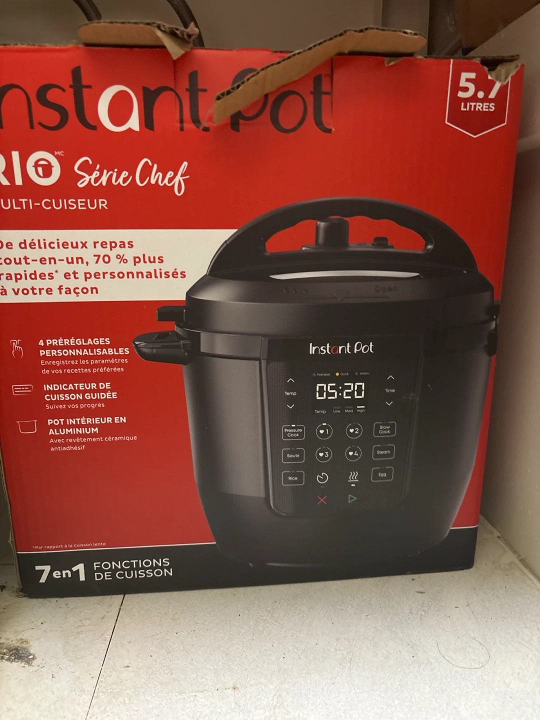Instant Pot Rio Chef Series 5.7L Multi-Cooker