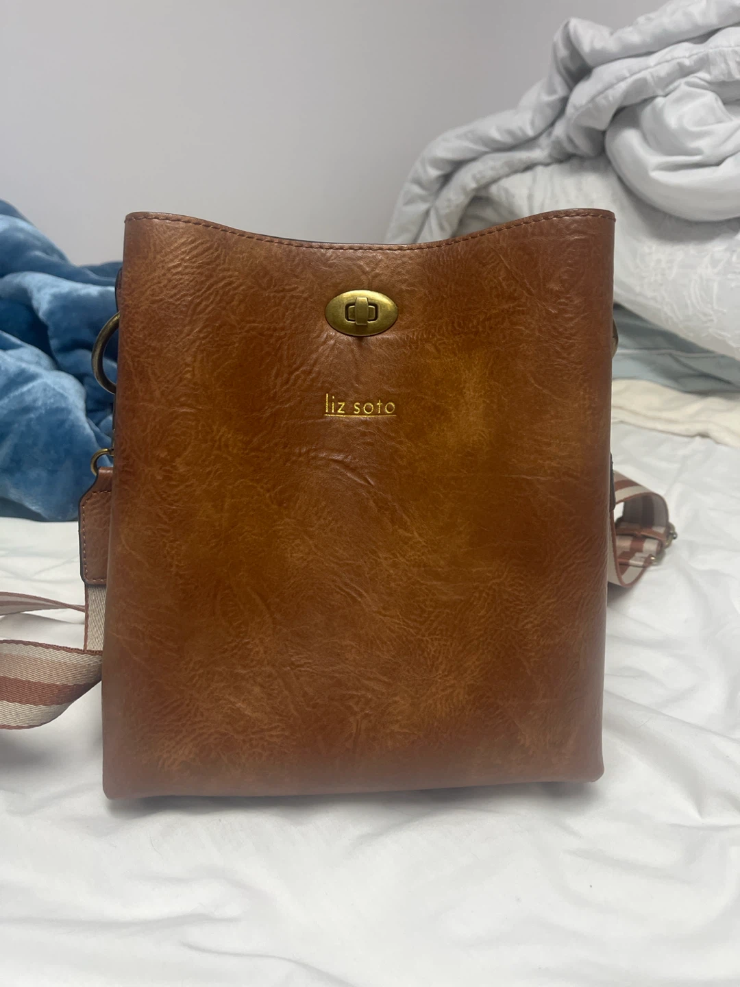 Liz Soto Brown Crossbody Bag