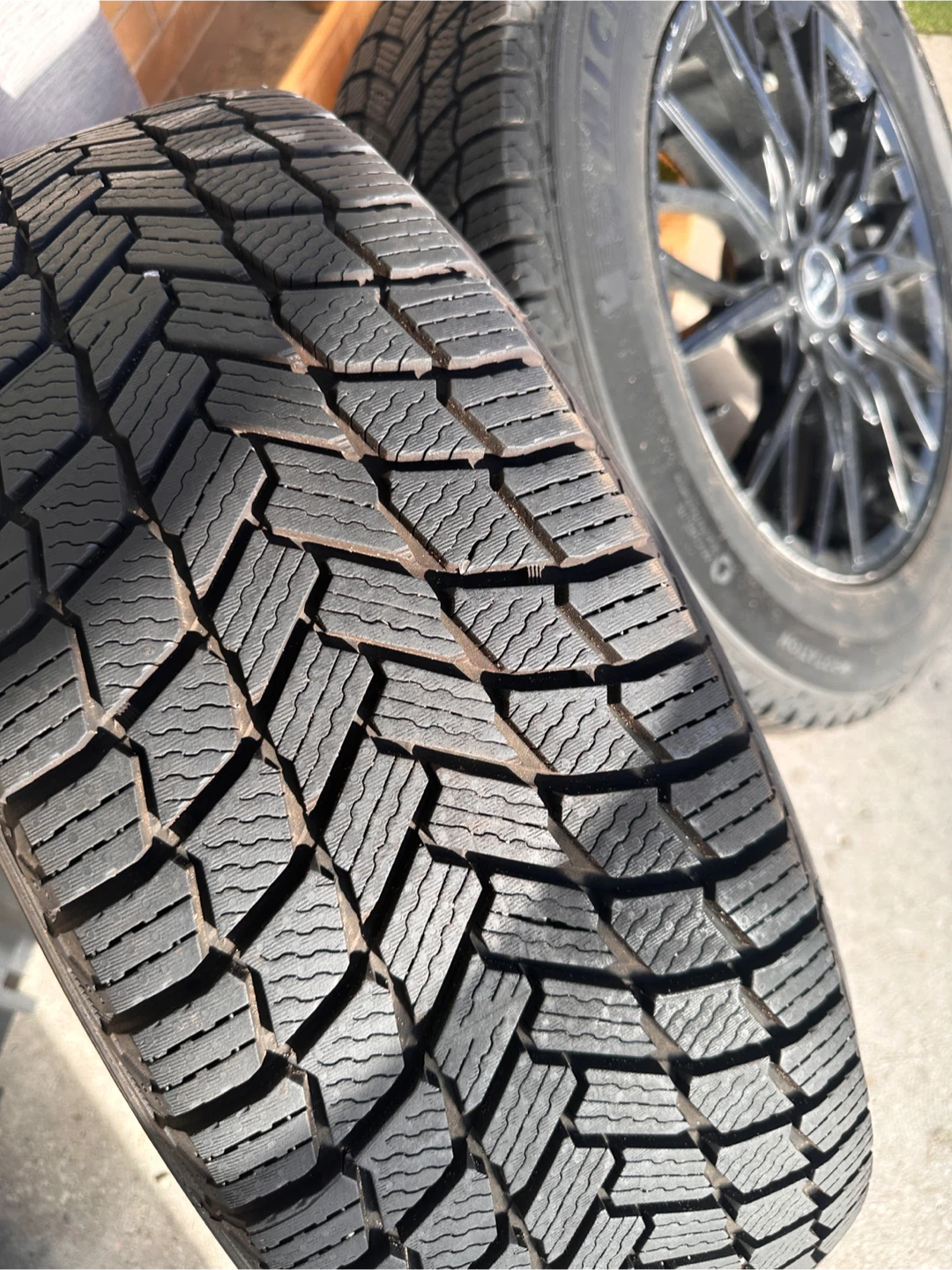 Michelin X-Ice Snow Winter Tires + 17” Black Alloy Wheels - photo 3