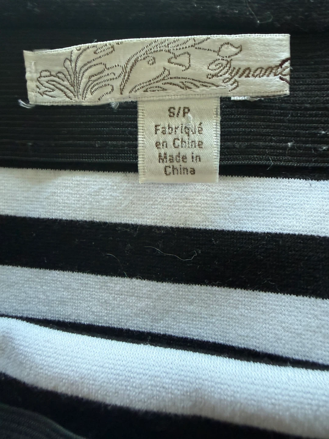 Dynamite Black and White Striped Mini Skirt - photo 2