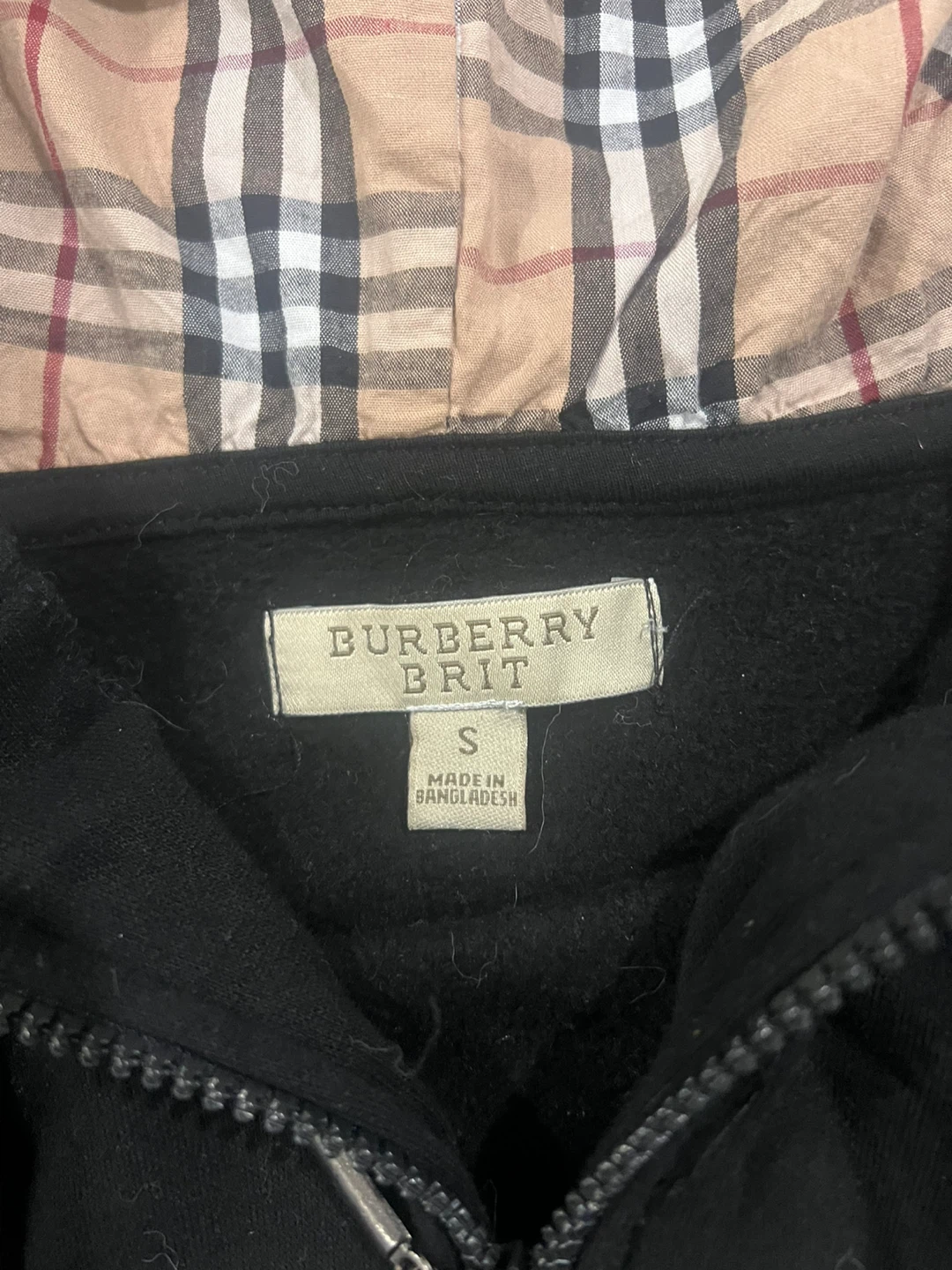 Burberry Black Zip-Up Hoodie - photo 2