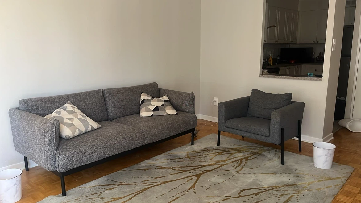 White Coffee Table and Sofa and armchair - photo 3