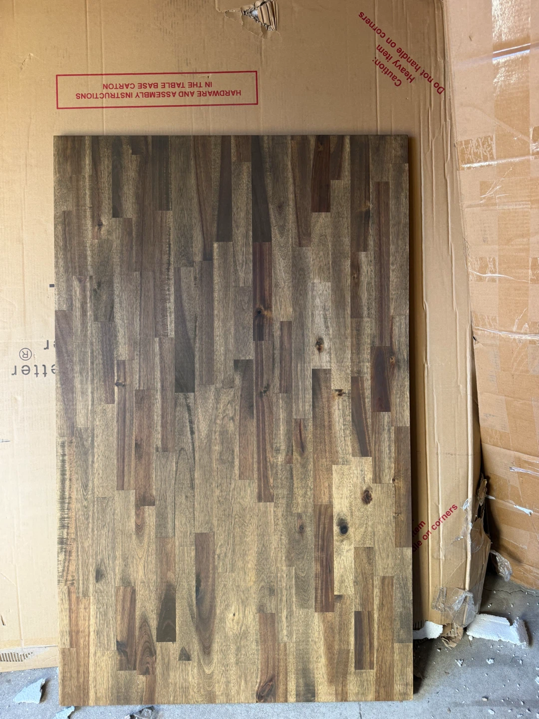 Solid Acacia Wood Countertop - Dark Walnut Finish - photo 2
