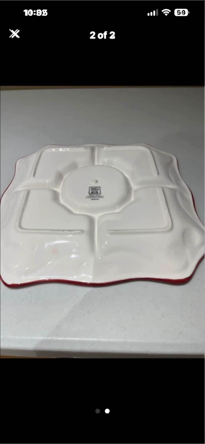 Certified International Fruit Serving Platter - photo 2
