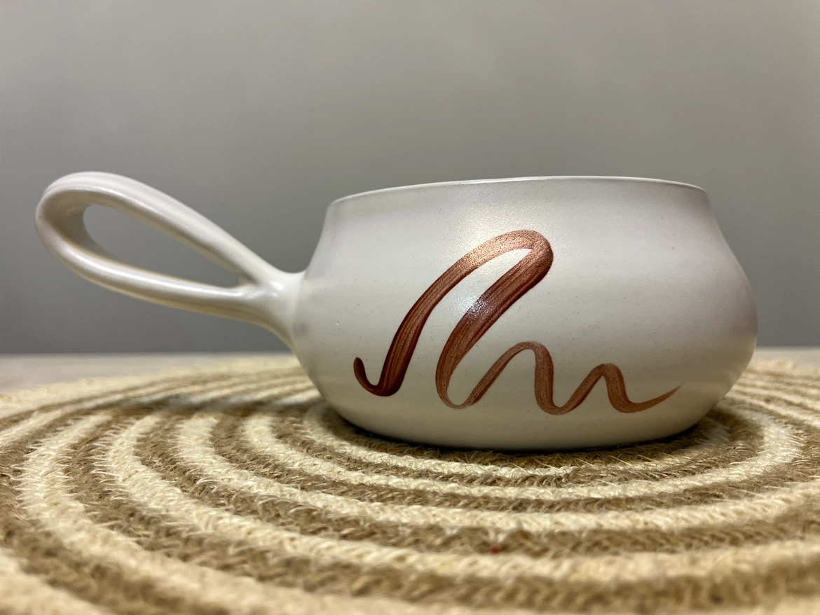 Denby Stoneware Soup Bowl with Handle - photo 2