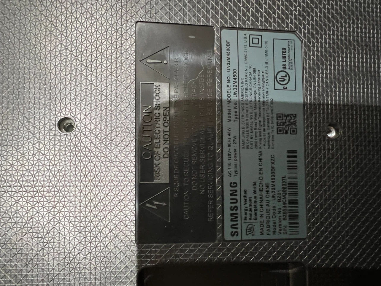 Samsung 32-inch LED TV Model UN32M4500 - photo 4