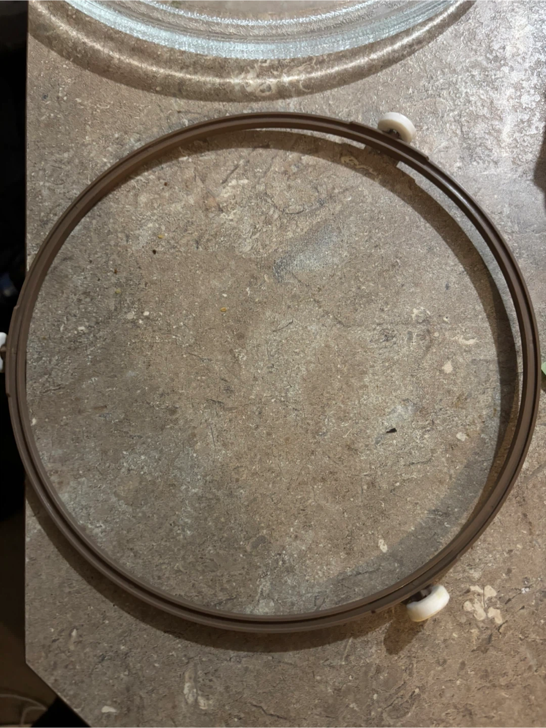 Microwave Glass Tray with Roller Ring - photo 2