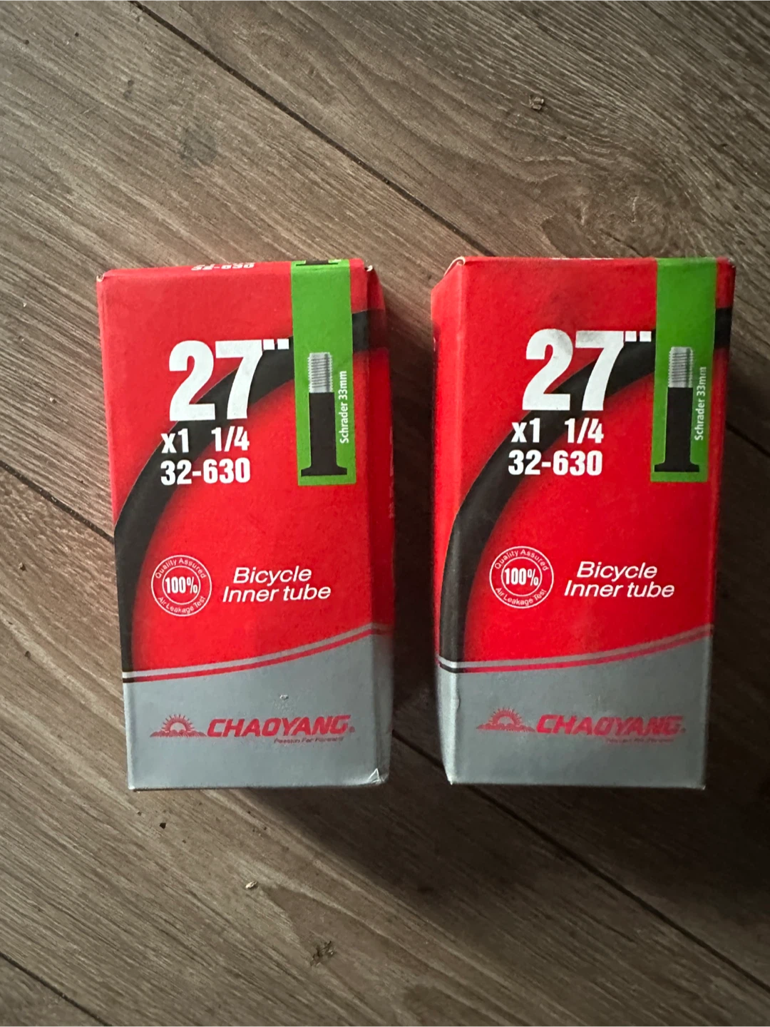 Chaoyang 27 x 1 1/4 Bicycle Inner Tubes