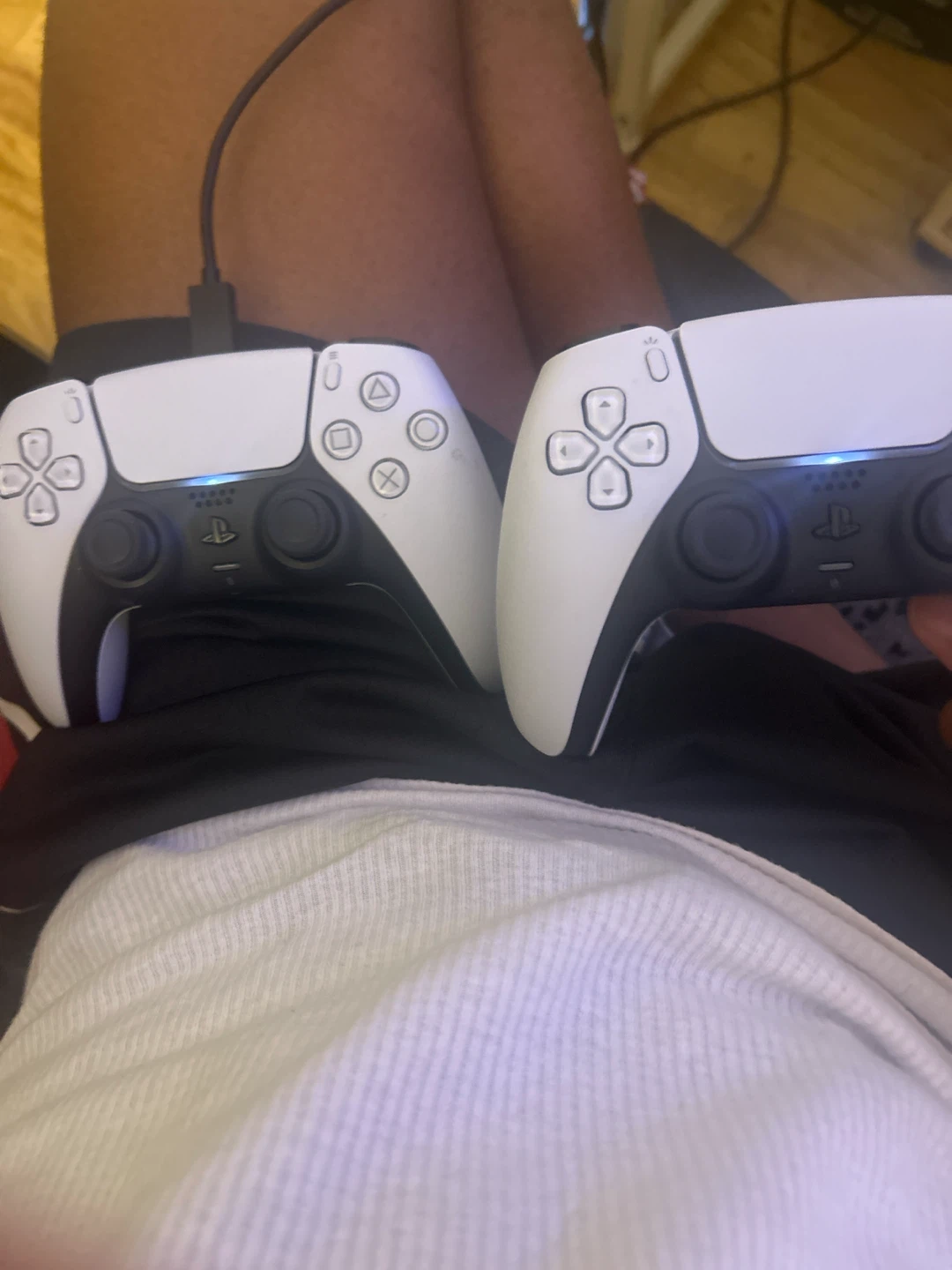 Sony PlayStation 5 Console with Two Controllers - photo 2