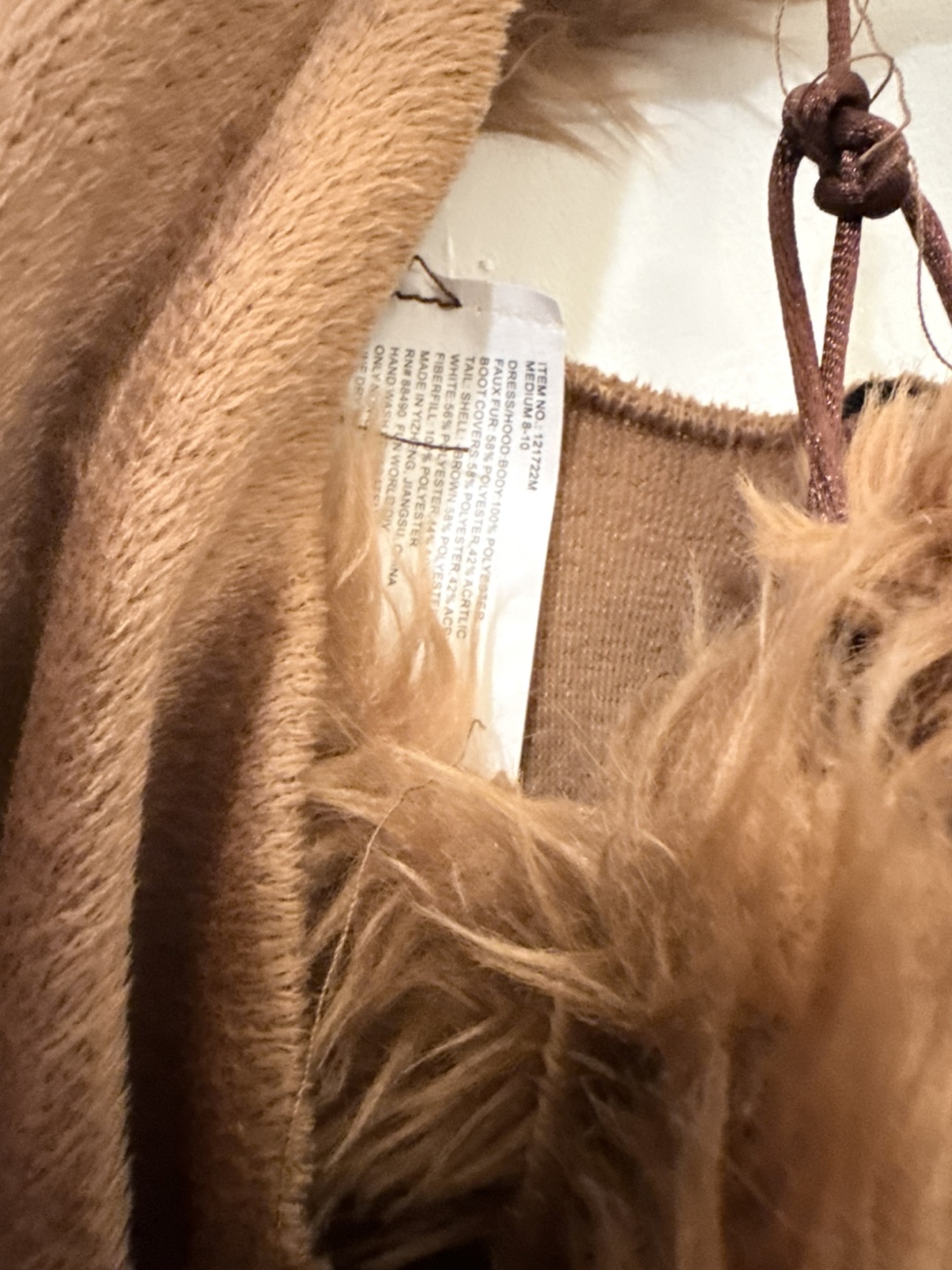 Fun World Faux Fur Animal Costume Medium 8-10 - photo 5