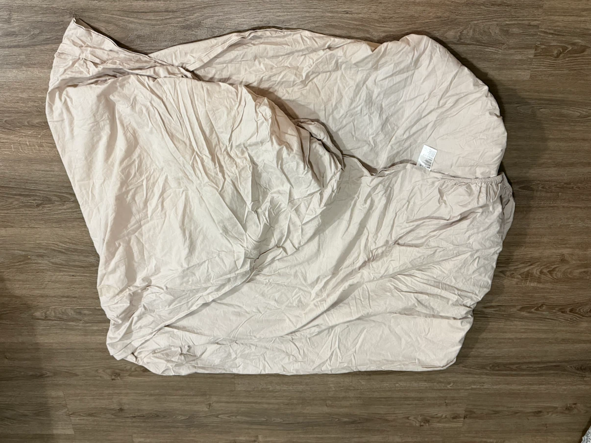 H&M Home Fitted Sheet - Beige - photo 3