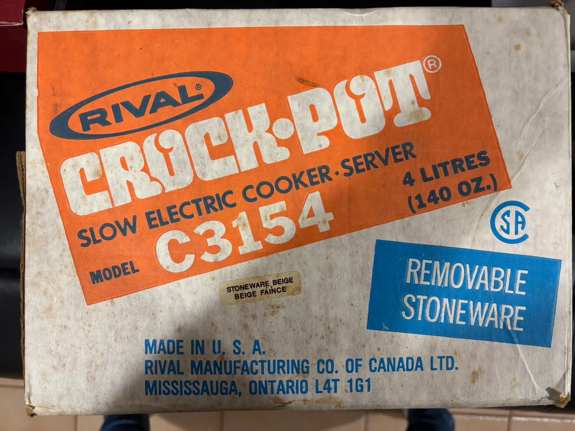 Rival Crock-Pot Slow Cooker C3154