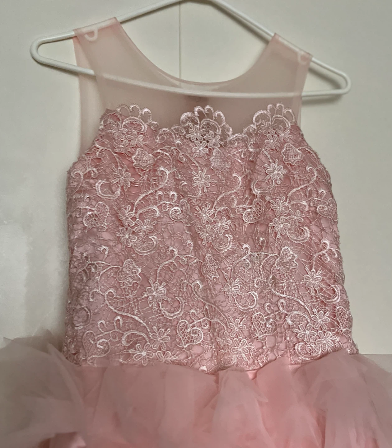 Pink Lace and Tulle Formal Dress - photo 2