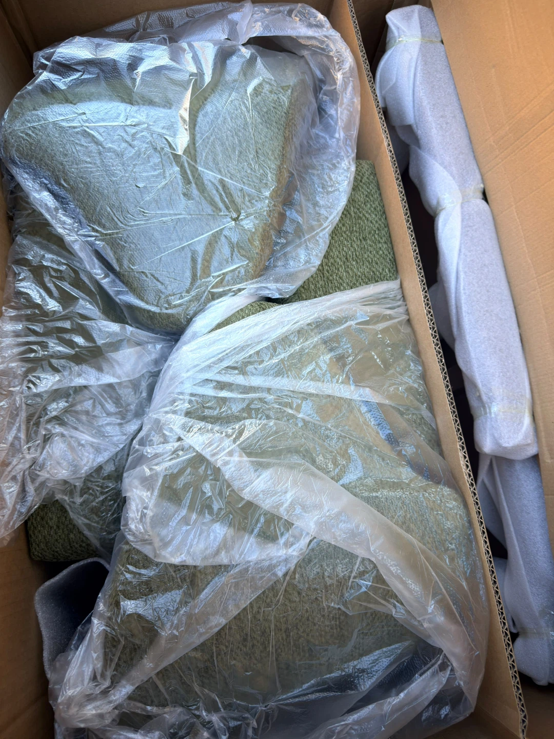 Set of Two Green Fabric Bar Stools - photo 5