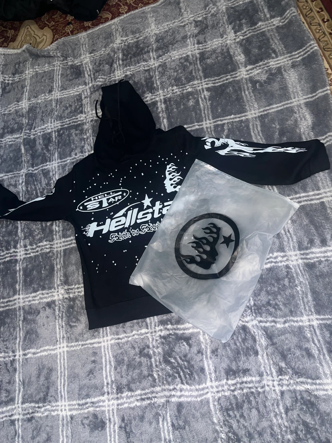 Hellstar Hoodie Black size small