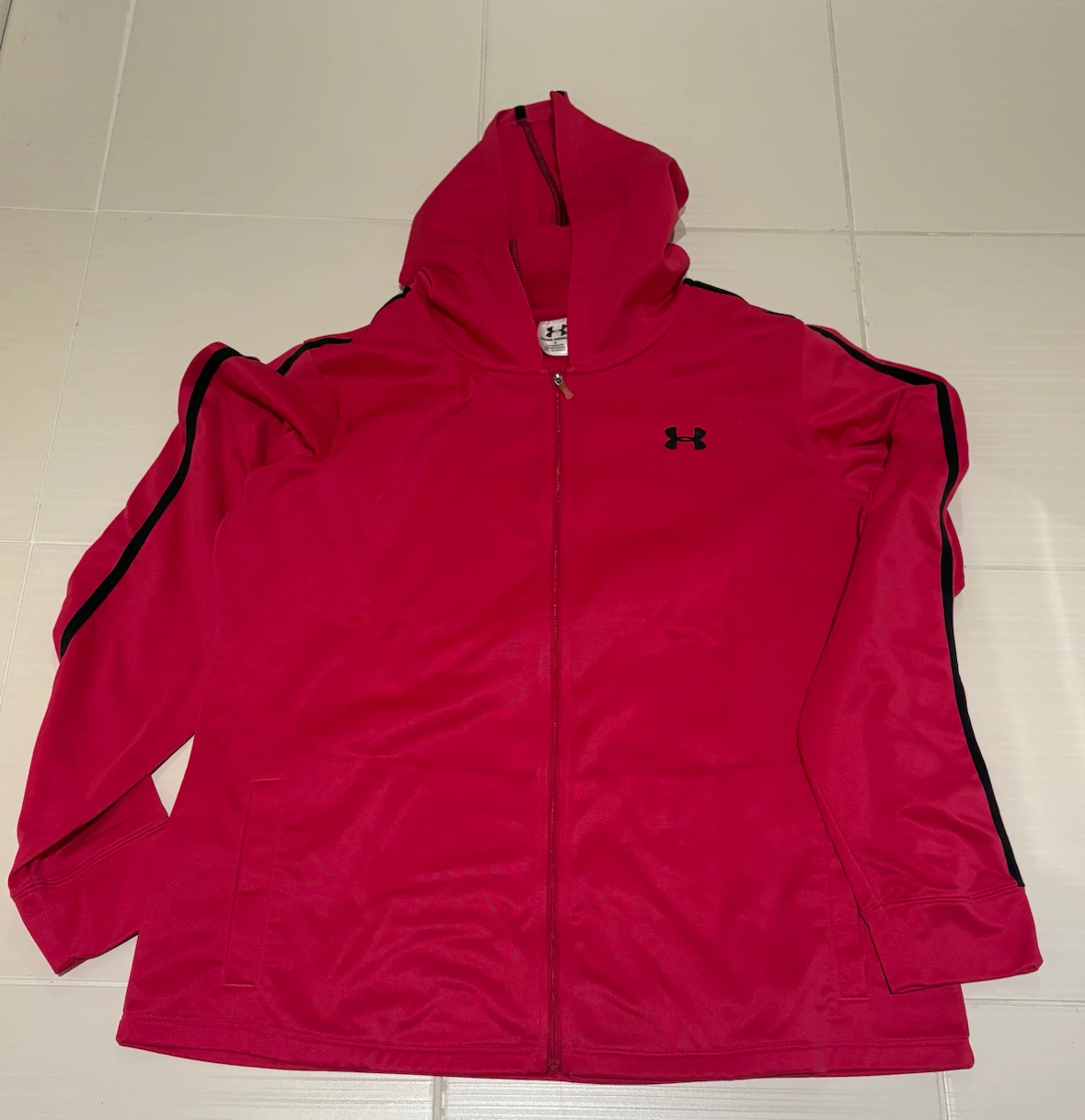 Under Armour Pink Full-Zip Hoodie