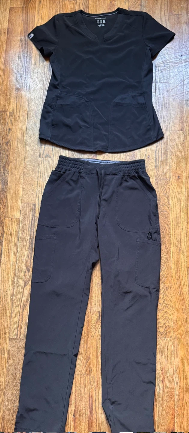 Two Sets of Scrubs - Blue & Black - photo 3