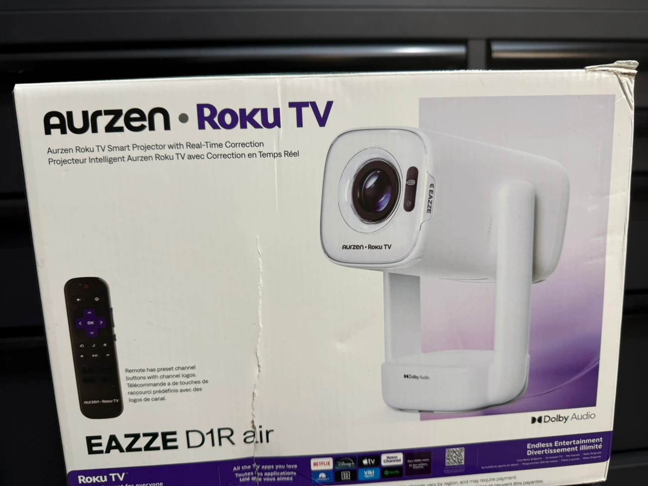 Aurzen D1R air Roku TV Mini Projector - photo 5
