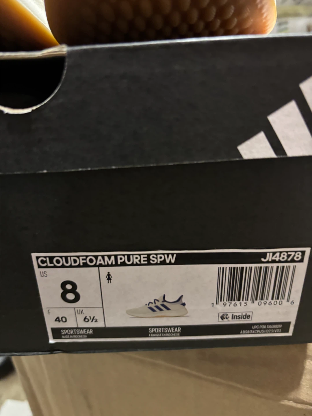 NEW-Adidas Cloudfoam Pure SPW Sneakers-Size 8 - photo 2