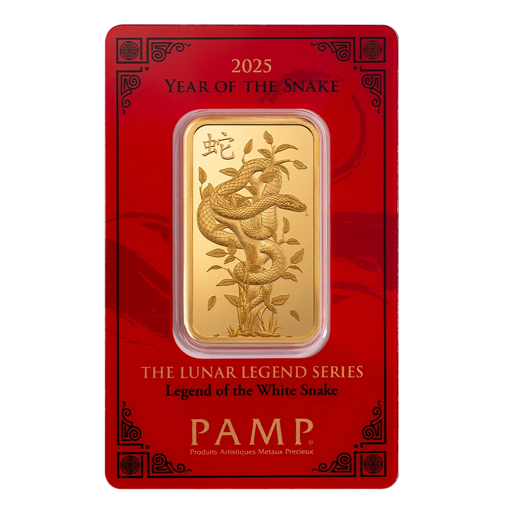 PAMP Lunar Year Of The Snake🐍 Gold Bar 5g - photo 2