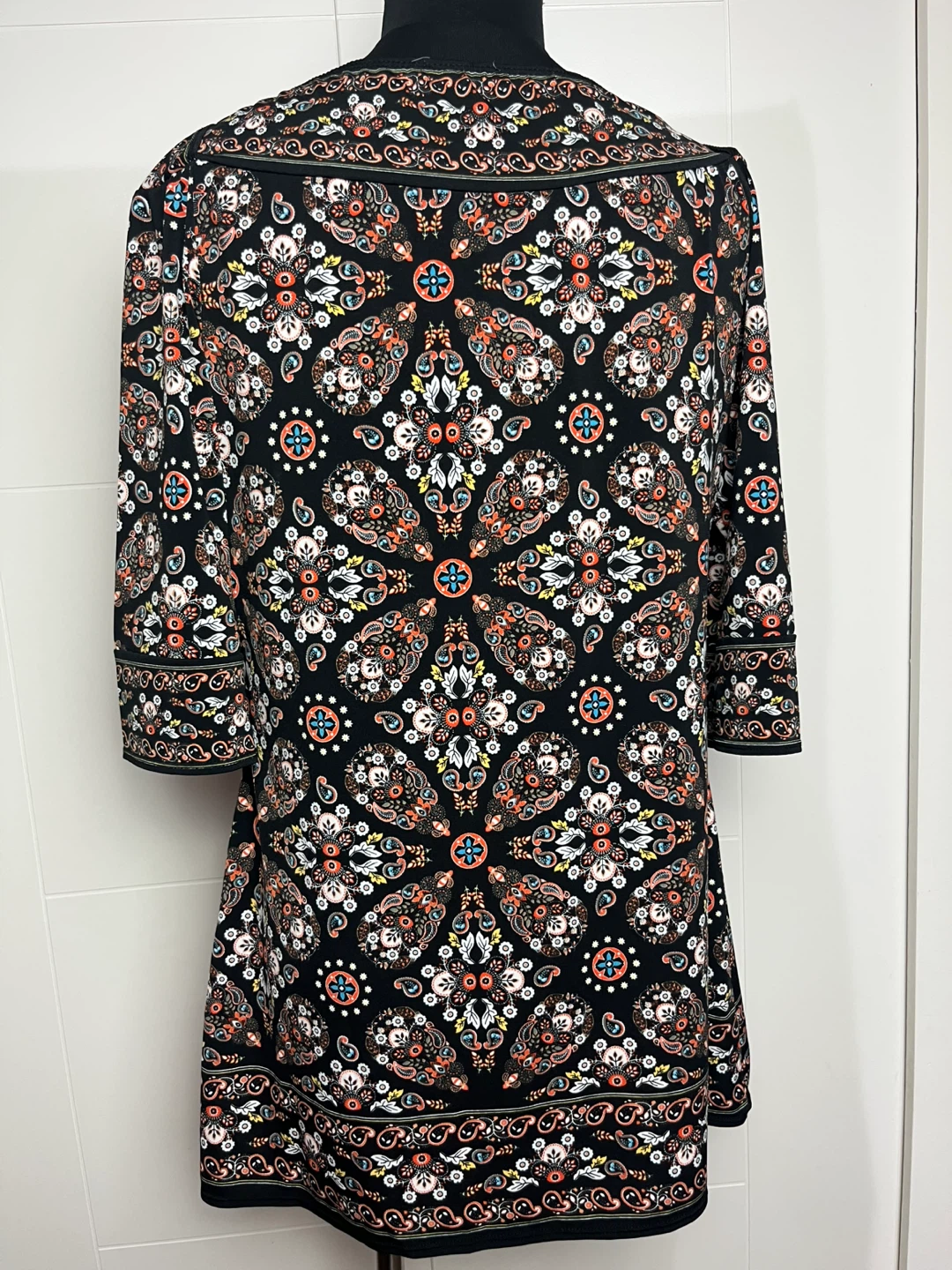 Max Studio Paisley Print tunic top Size M - photo 2