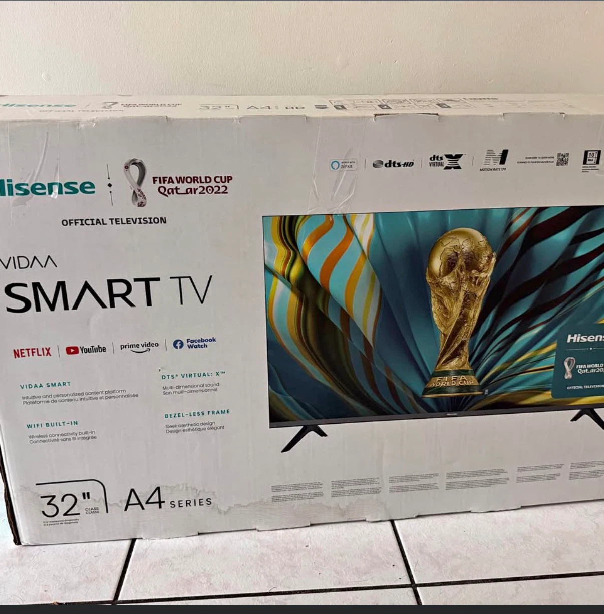Hisense 32 inch A4 Series Smart TV