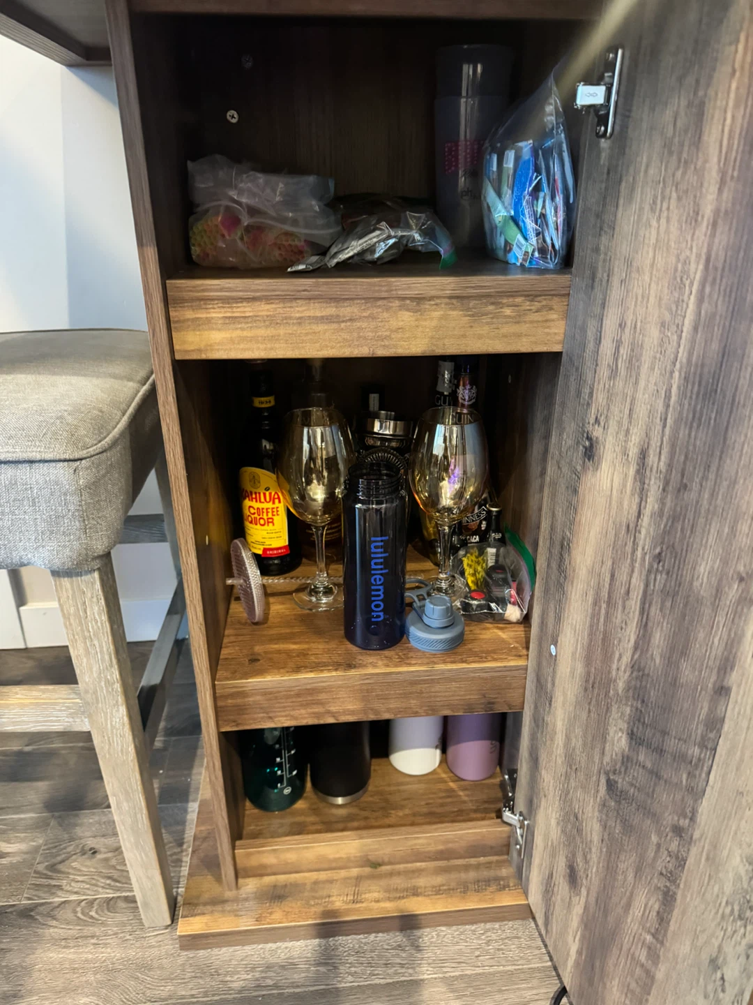 LITTLE TREE Bar Table with Storage Cabinet - photo 3