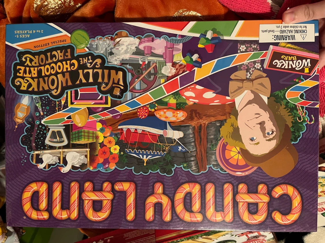 Candy Land Willy Wonka Special Edition Board Game