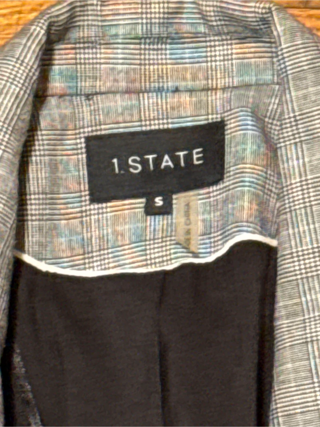 1.STATE Plaid Double-Breasted Blazer - photo 2