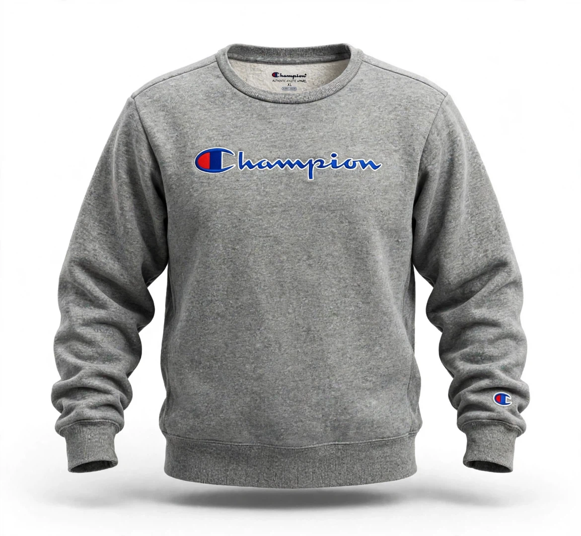 Champion Kids Crewneck Sweatshirt Grey