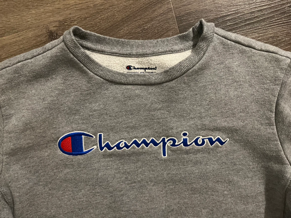 Champion Kids Crewneck Sweatshirt Grey - photo 3