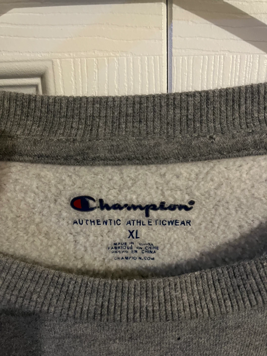 Champion Kids Crewneck Sweatshirt Grey - photo 5