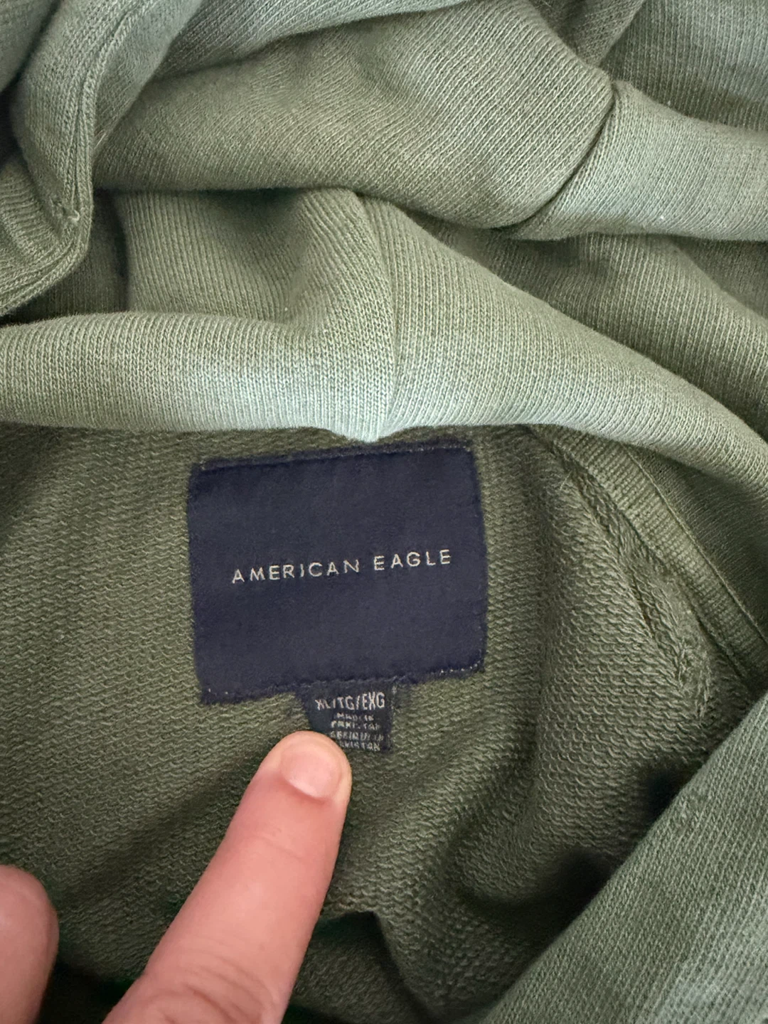 American Eagle Olive Green Hoodie - photo 2