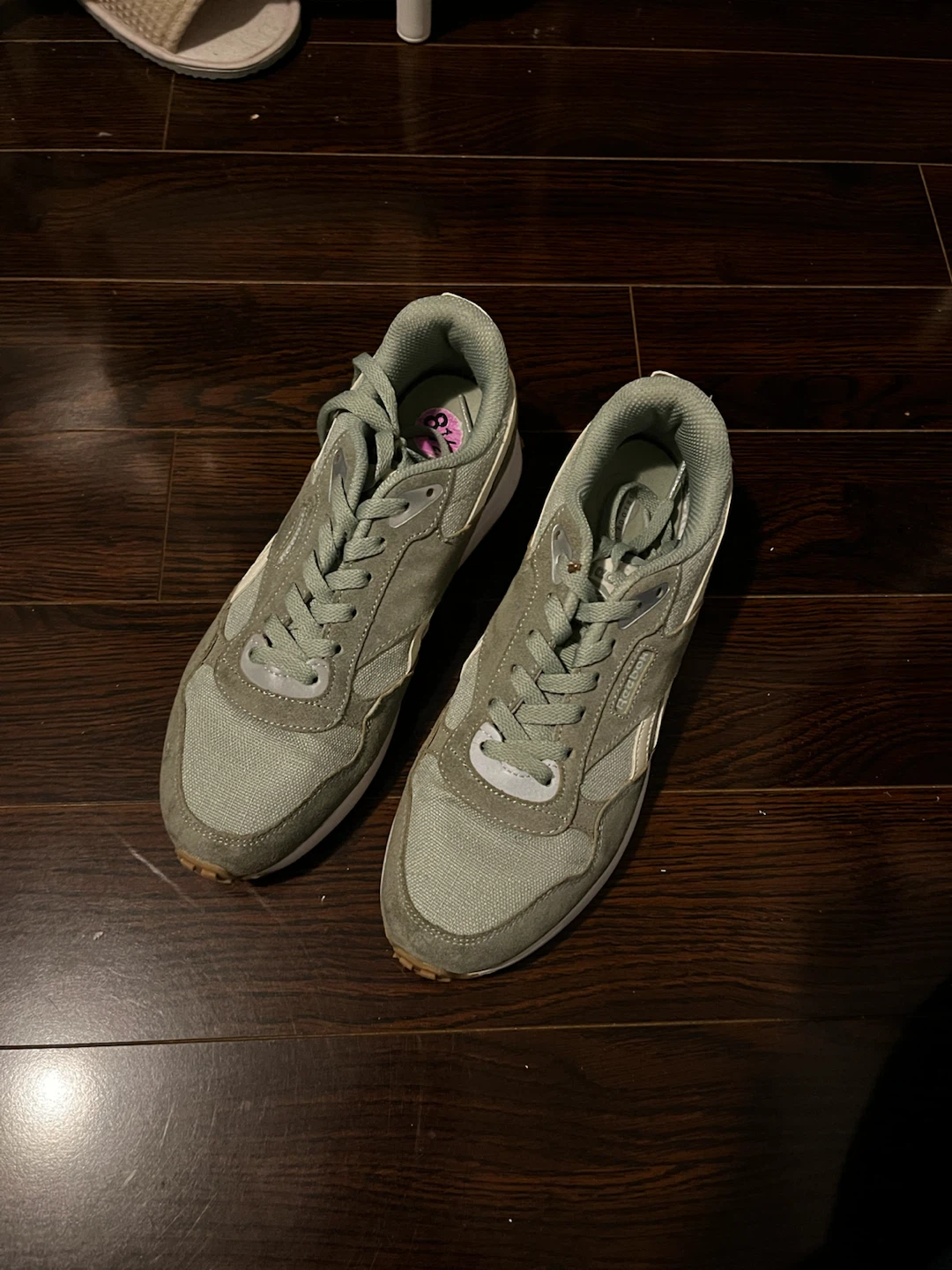Olive green sneakers - photo 2