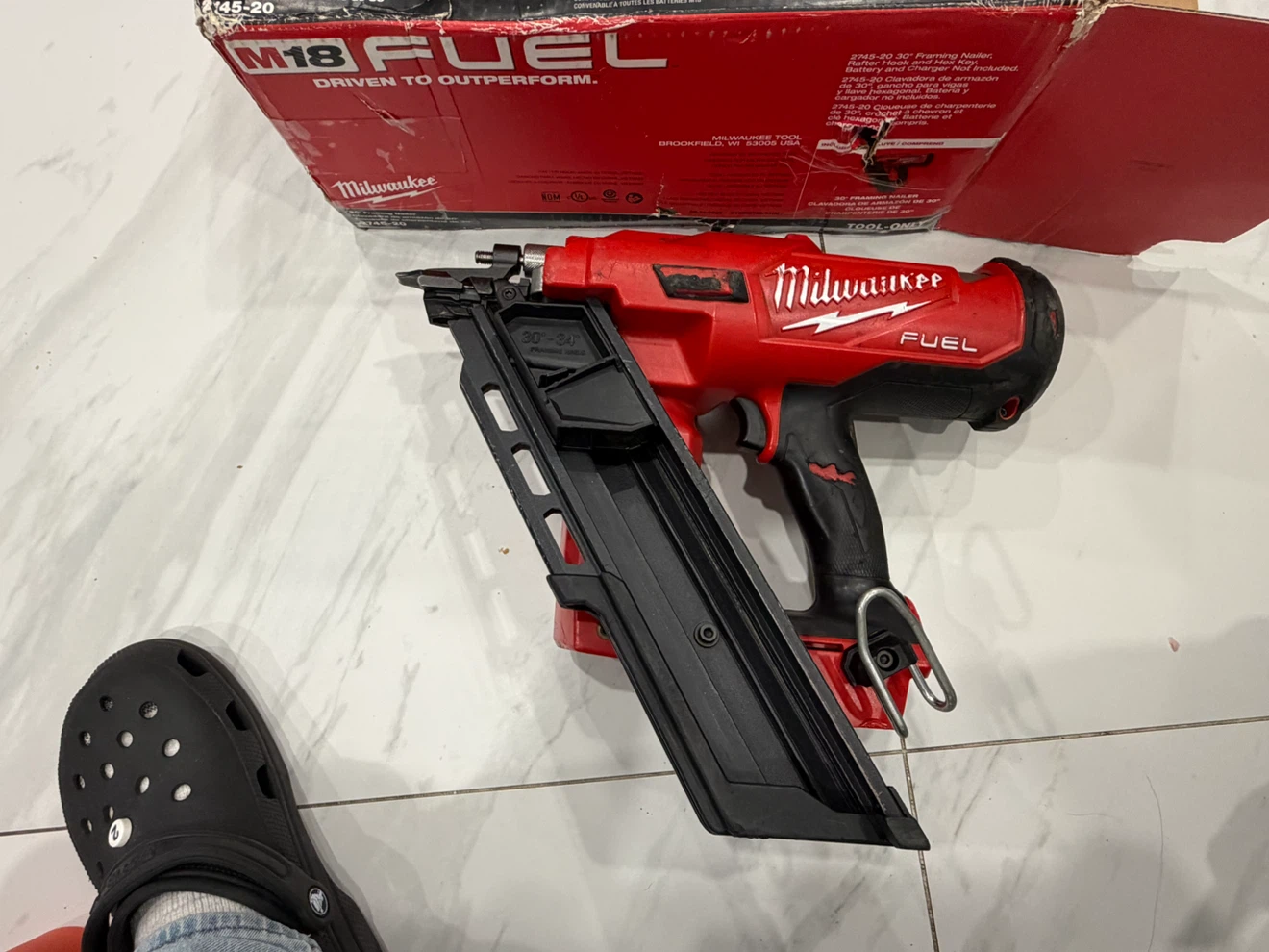Milwaukee M18 FUEL 30 Degree Framing Nailer 2745-20